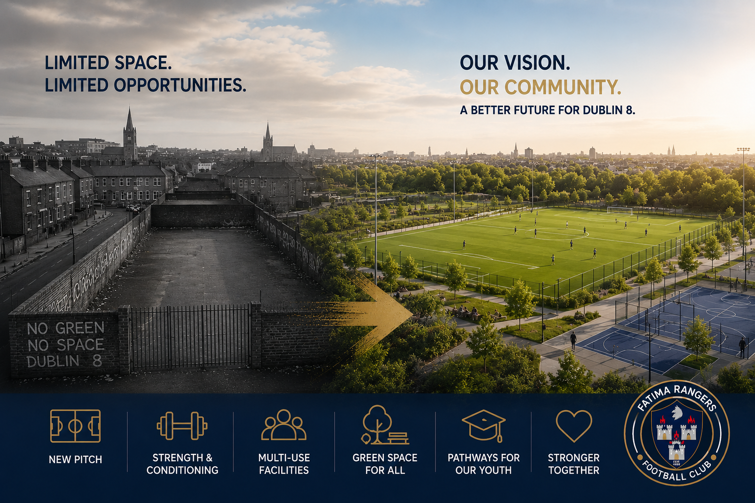 From limited space to a better future for Dublin 8 — the Fatima Rangers vision
