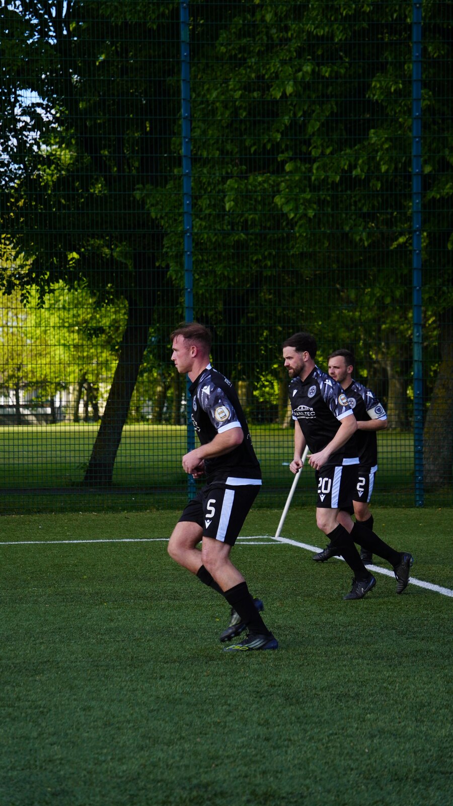 Fatima Rangers players on the pitch